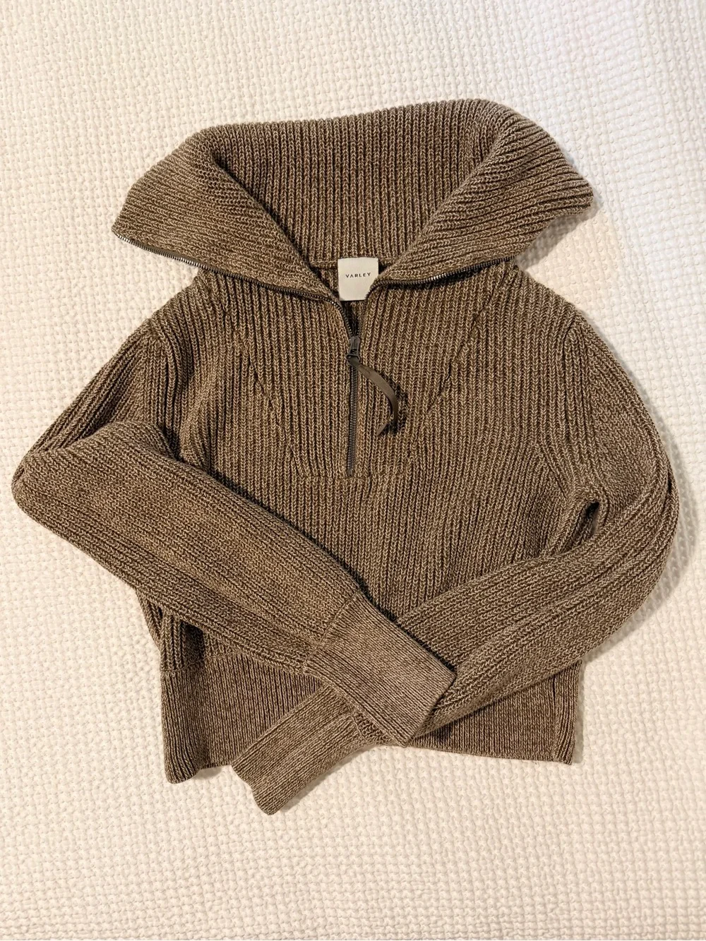 Varley Mentone Half-Zip Knit Pullover Size XS